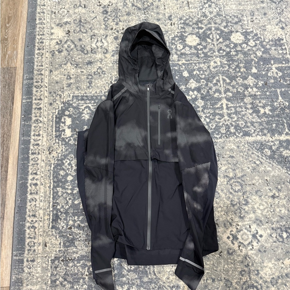 On Running Black Performance Weather  Jacket